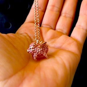 Imagination Flying Pig Necklace